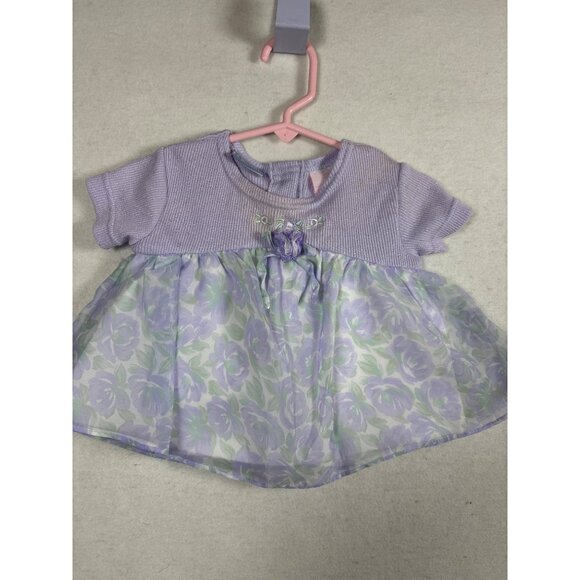 Baby Headquarters Infant Purple Floral Dress 12 Mos - Picture 2 of 9